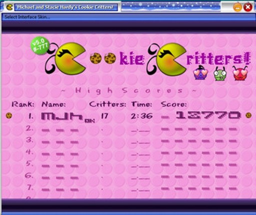 Michael Hardy's Cookie Critters Game For Microsoft Windows! screenshot