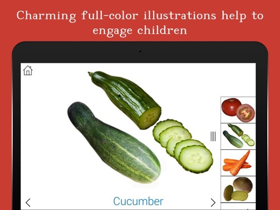Montessori Vegetables, A fun way to teach vegetables to your young ones screenshot