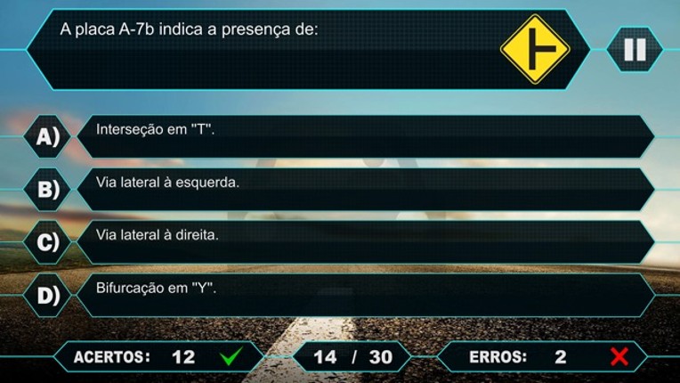 Prova do Detran screenshot