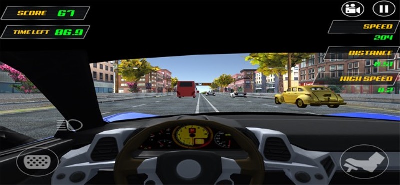 Real Racing Car on Smashy Road Image