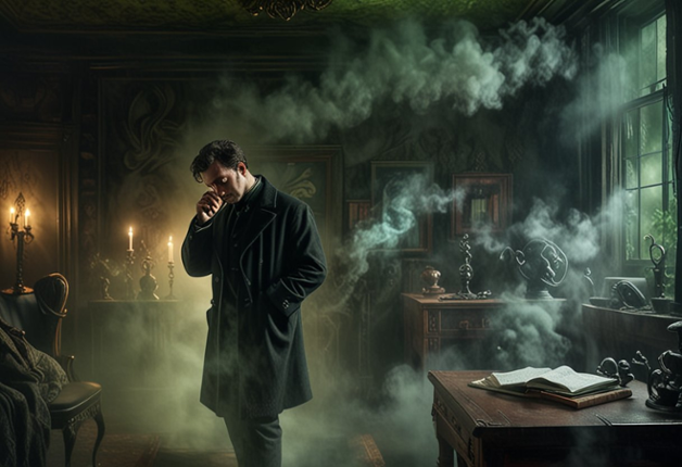 "Sherlock vs Cthulhu"  - Google AI Studio as Emergent Text Adventures engine Image