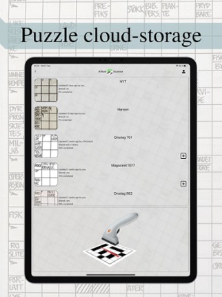 Team Crossword Scanner screenshot
