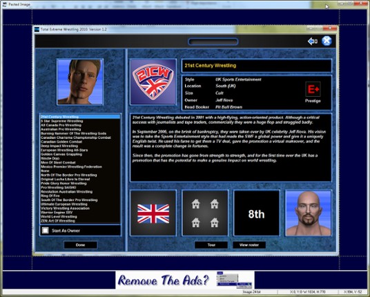 Total Extreme Wrestling 2010 screenshot