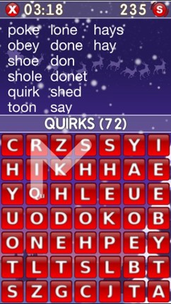 Word Shaker Christmas screenshot