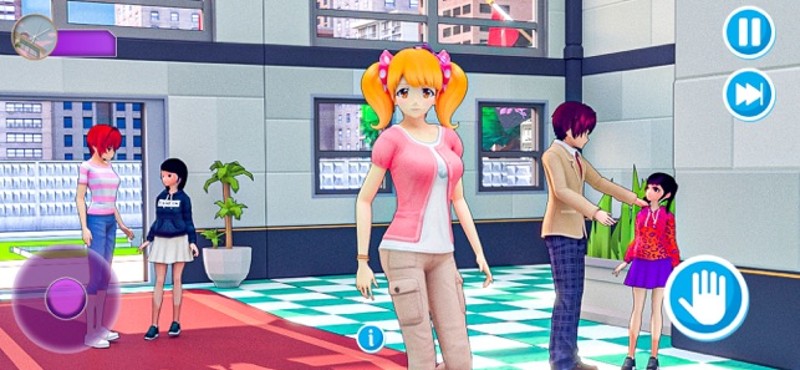 Anime High School Teacher 3D screenshot