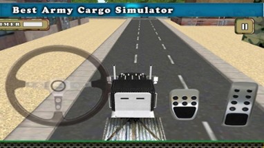 Army Truck Skill Driving Image