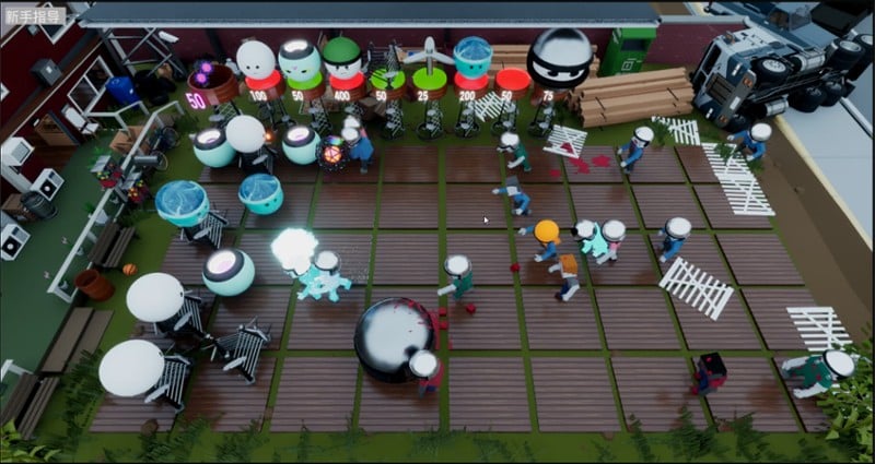 Ball Army vs Zombie screenshot