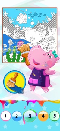 Color by Number with Hippo screenshot