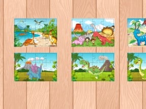 Dinosaur Jigsaw Kids Dino Puzzles Learning Games Image