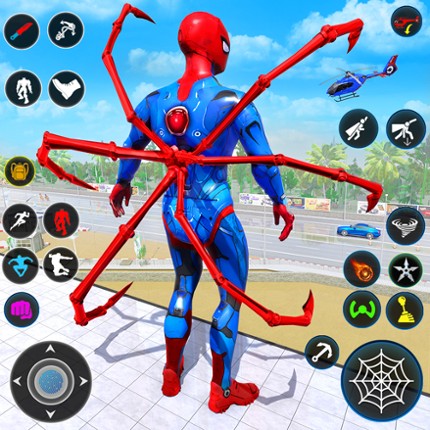 Cyber Rope Hero in Spider Game Image