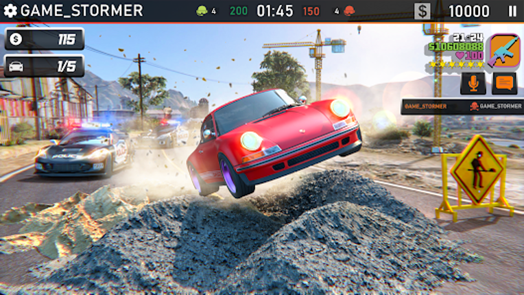 Police Car Chase Car Games screenshot