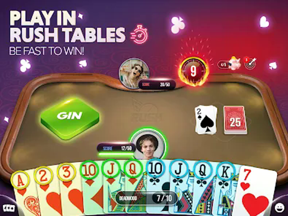 Gin Rummy Extra - Online Rummy screenshot