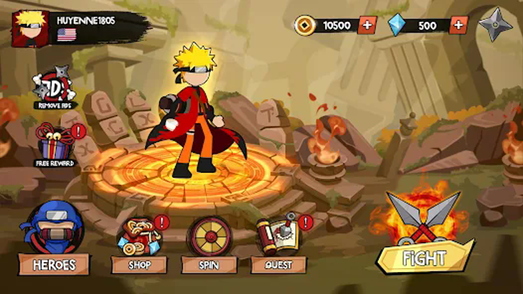 Stick Ninja Fight screenshot