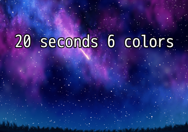 20 seconds 6 colors Game Cover