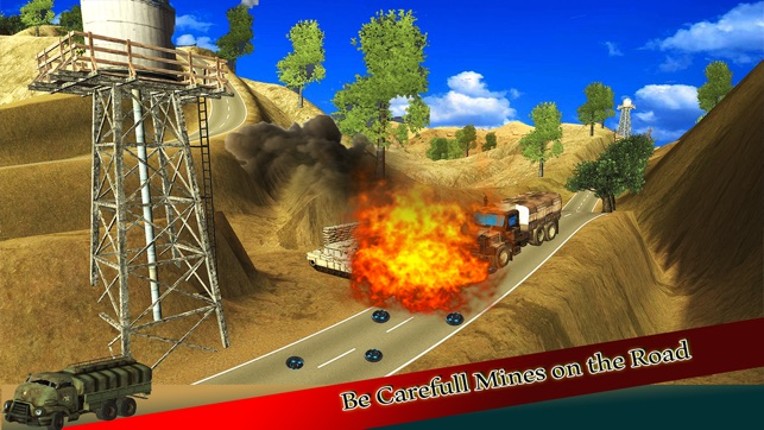 Heavy Off-road Army Truck Driver Parking Simulator screenshot