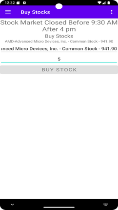 Investment Simulator For Students screenshot