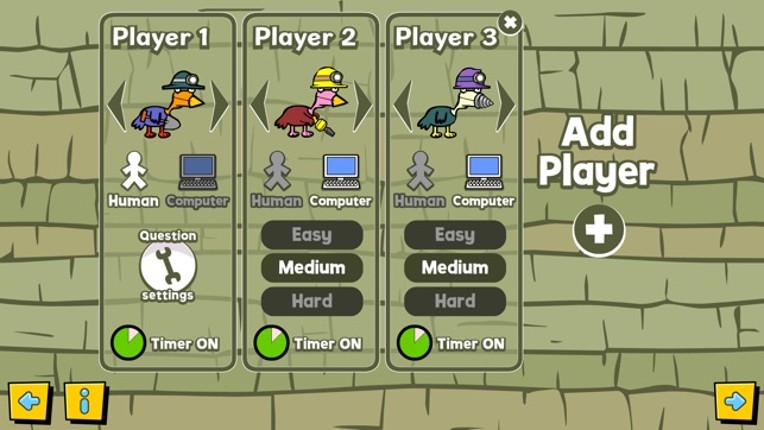 Miner Birds - Fractions screenshot