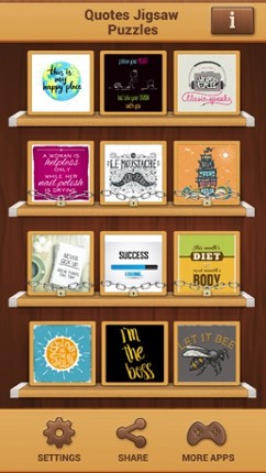 Quotes Jigsaw Puzzles - Real Puzzle Matching Games screenshot