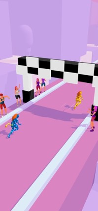 Super Ladies Run io screenshot