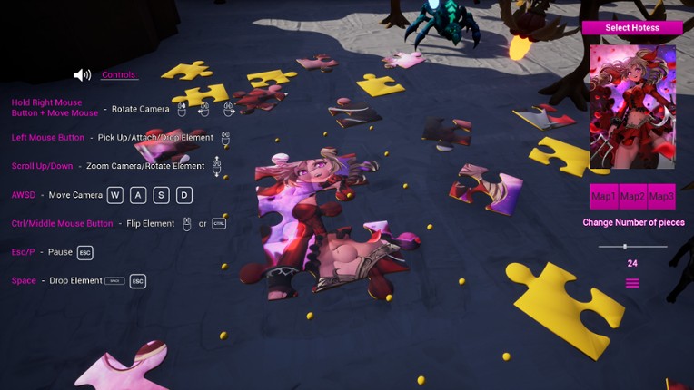 Anime Fantasy Jigsaw Puzzle 3D screenshot