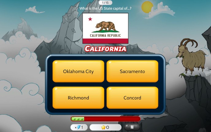 Capitals Quizzer - Country and Cities Trivia Game screenshot