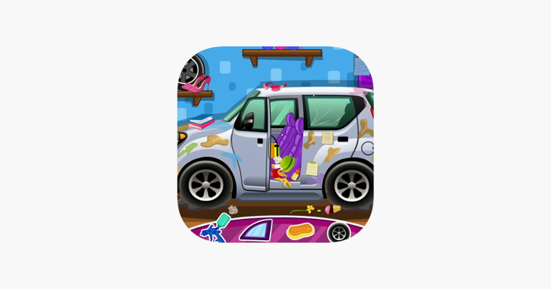 Clean up car wash game Game Cover