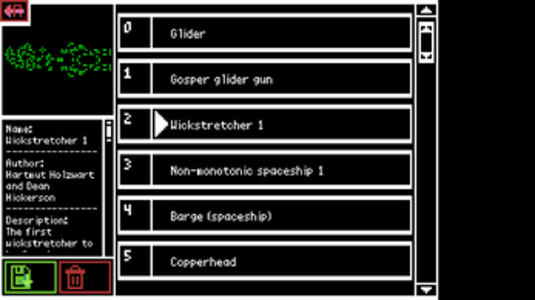 Conway's Game of Life screenshot