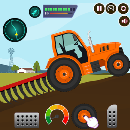 Farm Tractors Dinosaurs Games Game Cover