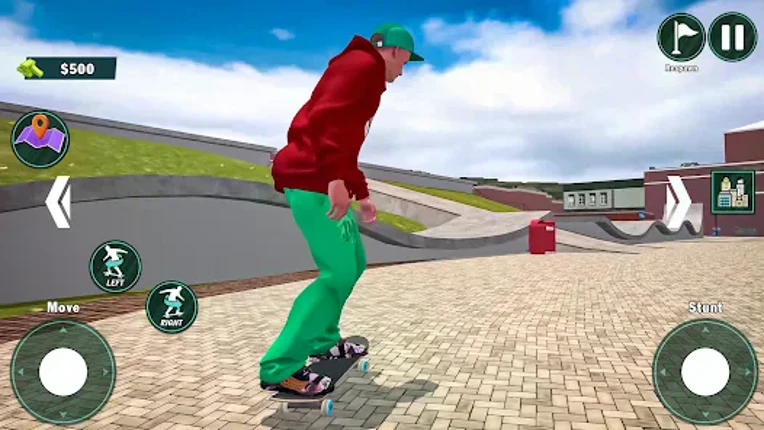 Skate Stunt Run Race Simulator Image
