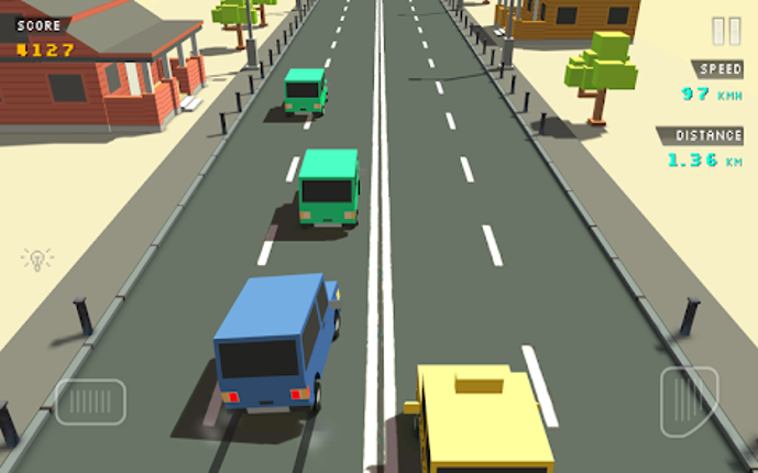 Blocky Traffic Racer screenshot