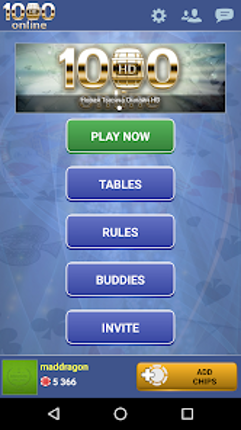 Thousand 1000 Online card game Image