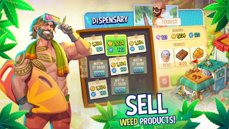 Hemp Paradise: Weed Farm Games screenshot