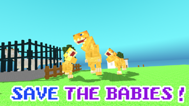 Blocky Dino Park: Rampage Image