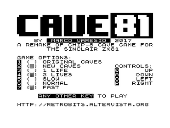 CAVE81 (ZX81) Image