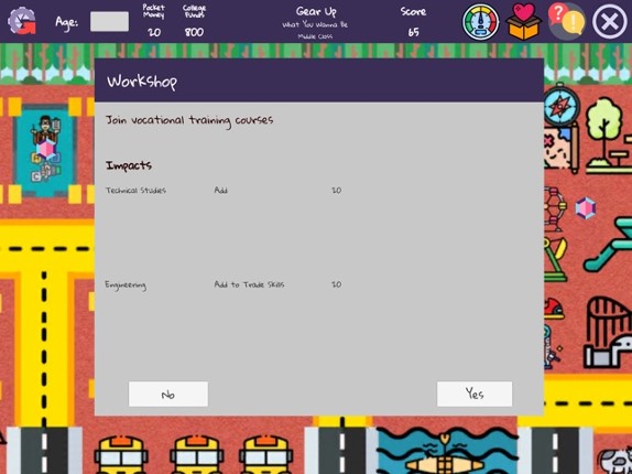 Gear Up: Be What You Wanna Be screenshot