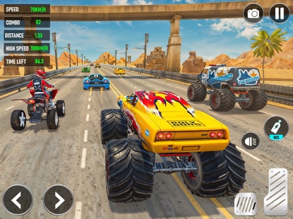 Real Racing Car on Smashy Road screenshot