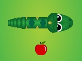 Snake Eats Apple Image