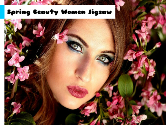 Spring Beauty Women Jigsaw Game Cover