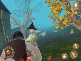 Town Fall Hunt-Witch in action Image