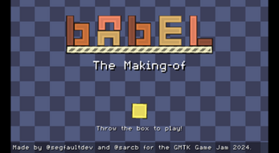 Babel: The Making-of Image