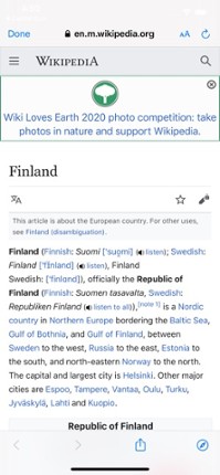 Country Quiz screenshot