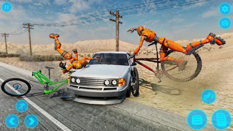 Ragdoll BMX Rush Crash Image