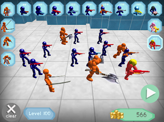 Stickman Spiders Battle Simula Image