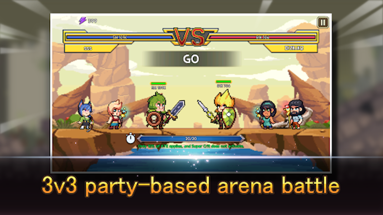 Idle Tank, DPS, and Healer screenshot