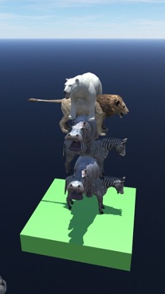 Animal Tower 3D Image