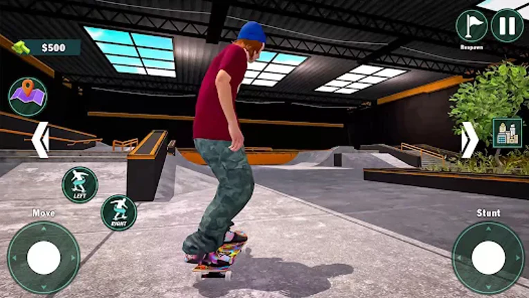 Skate Stunt Run Race Simulator Image