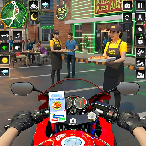Games like Pizza Delivery Bike Games 3D