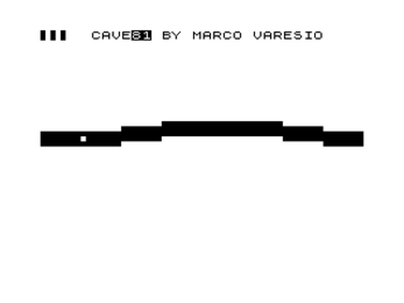 CAVE81 (ZX81) screenshot