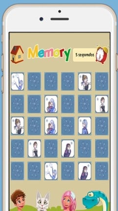 Memory game for girls: Ice Princess - learning game for girls screenshot