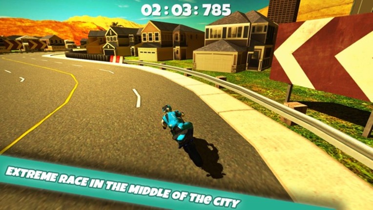 Motorbike Dubai City Driving Simultor 3D 2015 : Expensive motorbikes street racing by rich driver screenshot